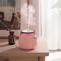 Humidifiers Creative Colourful Aromatherapy Machine Head Bedroom Special Aromatherapy Lamp Fashion Silent Spray Aromatherapy Humidifier YQ240122