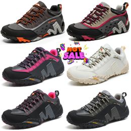 GAI GAI GAI 2024 Men Hiking Shoes Outdoor Trail Trekking Mountain Sneakers Non-slip Mesh Breathable Rock Climbing Mens Athletic Sports Shoe 39-45