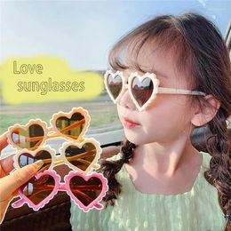 Sunglasses 2024 Cartoon Heart Children Baby Boys Girls Uv400 Sun Glasses Shades Kids Fashion Party Eyeglasses