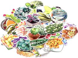 70pcsSet New Cute Succulent Plants Diary Paper Lable Sealing Stickers Crafts And Scrapbooking Decorative Lifelog DIY Stationery5958310