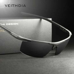 Sunglasses VEITHDIA Aluminum Magnesium Men's Sunglasses Polarized UV400 Coating Mirror Sun Glasses Outdoor Male Eyewear Accessories 6588 YQ240120
