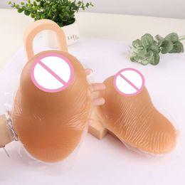 Costume Accessories Realistic Big Boobs Silicone Pad Adhesive Breasts Form for Mastectomy Bra Insert Accessories Shemale Cosplay Nipples