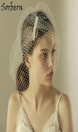 Sorbern Bridal Veil Hats Bridal Single Layer Design Wedding Hair Accessories For Women Elegant Style Handmade Party Fine Gift Whit3809101