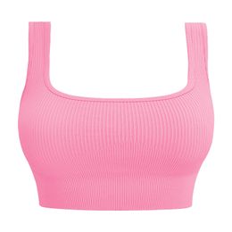 24 sports Yoga outfit U Type Back Align Tank Tops Gym Clothes Women Casual Running Nude Tight Sports Bra Fitness Beautiful Underwear Vest Shirt 0