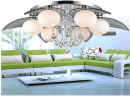 Modern K9 Crystal Colrful LED Light Chandelier Lamp Home Deco Glass Ball LED Chandelier Light Fixture Remoter Control7608582