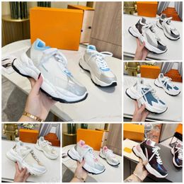 Designer Sneakers Run 55 Men Women Casual Shoes Run Away Fashionable Thick-soled Rubber Shoes Leather Low-top Flat-soled Comfortable Versatile Outdoor Sneakers