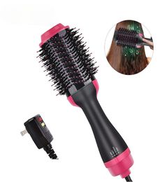 3 in 1 hair dryer brush hair straightener curling iron one step5823287