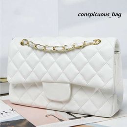 2024 Shoulder Chain Bag Clutch Flap Totes Bags Wallet Cheque Velour Thread Purse Double Letters Solid Hasp Waist Square Stripes Women Luxury Handbag