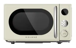 Bakeware Tools Galanz 0.7 Cu Ft Retro Countertop Microwave Oven 700 Watts Cream