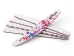 Nail Files 20PcsLot File 8080 Sunshine Ink Printing Sanding Buffer Block Plastic Pedicure Polish Beauty Tools Professional Art S4159040