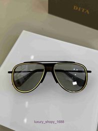 Designer Fashion sunglasses for women and men online store The classic pilot style of DITA DTS 211 Two-color electroplating and comfortable ring surface with box DBJP