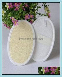 Bath Brushes Sponges Scrubbers Bathroom Accessories Home Garden Natural Luffa Brush Loofah Washing Pad Body Skin Care E Dhgop8675433