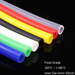 Calligraphy 1 Metre Food Grade Silicone Hose 1/2/3/4/5/6/7/8/10/12/14/16/20/25mm Inner Diameter Colourful Flexible High Temp Tube Pipe
