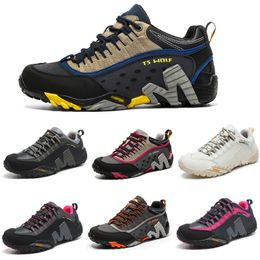 2024 Men Climbing Hiking Shoes Work Safety Shoes Trekking Mountain Boots Non-slip Wear-resistant Breathable Outdoor shoe Gear Sneaker size 39-45