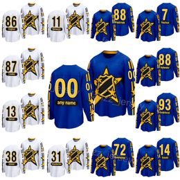 Hockey 2024 Jersey All-Star 87 Sidney Crosby 86 Nikita Kucherov 16 Mitch Marner 34 Auston Matthews 88 William Nylander 44 Morgan Rielly Tom Wilson Custom Name Number