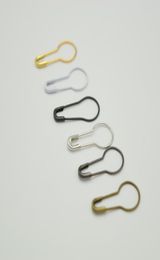 1000 pcs in a set Colour white Pear Shaped gold black silver bronze Colour copper metal safety pins brass safety pins length 20mm1089623