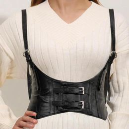 Belts Sexy Corset Vest Underbust Lightweight Faux Leather High Elasticity Sling