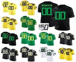 College Jerseys Oregon Ducks 29 Kani Benoit 18 Spencer Webb 22 Darrian Felix 8 Marcus Mariota 30 Jaylon Redd Custom Football Stitched7838794