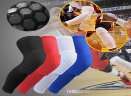 Honeycomb Knee Pad Crashproof Antislip Basketball Leg Long Sleeve Protector Gear Professional sports protector kneecap wrist and b6662663