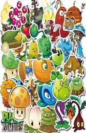 100 Pcs Mixed Car Sticker Plants Zombies For Laptop Skateboard Pad Bicycle Motorcycle PS4 Phone Luggage Decal Pvc guitar Fridge St8366401