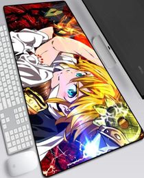 Mouse Pads Wrist Rests The Seven Deadly Sins 3mm Anime Large Pad Mat HD Print Computer Gamer Locking Edge Mousepad Keyboard Mice3387160