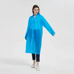 Raincoats Convenient Raincoat Men's And Women's Long Amusement Park Play Rain Gear Adult Outdoor Travel Poncho Thick