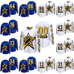 2024 All-Star Hockey Kids Men Women 13 Mathew Barzal Jersey 31 Igor Shesterkin 7 Brady Tkachuk 11 Travis Konecny 13 Sam Reinhart 14 Nick Suzuki 86 Jack Hughes Stitch