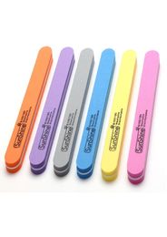 Whole 6pcs Sunshine 100180 Nail Buffer Double Side Sponge Down Polish Block Buffer Emery Board Art Tools Nail File Washable 8615907