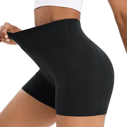 Women's Shorts Hip Lifting Elastic Yoga High Waist Push Up BuLift Mini Short Pants Booty Gym Clothes Athletic