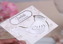 10pcs Love Birds Bookmarker with Tassels Bookmark Student Gift Wedding Favours Creative Bookmarks Party Christmas New8583158