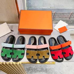 Mens gladiator Woman Designer sandal tazz Slipper Slide Flip Flops leather orange shoe summer fashion casual Sandale Sliders Luxurys Flat Heel Mule beach Sandales