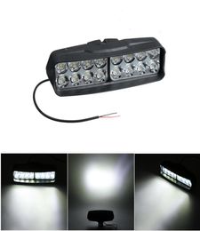 12V 16 LED Motorcycle Front Headlights Spotlight Shape Driving Work Spot Light8251298