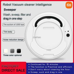 Robot Vacuum Cleaners Smart Sweeping Robot Vacuum Cleaner Dry Wet Mopping Rechargeable Mini Intelligent Robot Dragging Suction AllinOne Machine