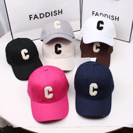 Baseball Cap Female Ins, Letter C, Duckbill Cap, Versatile Casual Sun Hat, Soft Top Trendy Brand Hat