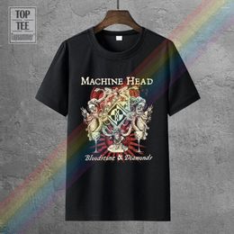 Men's T Shirts Machine Head Bloodstone & Diamonds Shirt S M L Xl 2Xl Brand Official