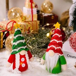 Christmas Decorations Lightweight Xmas Tree Pendant Long Lasting Enhance Atmosphere Great Glowing Faceless Toy Party Favour