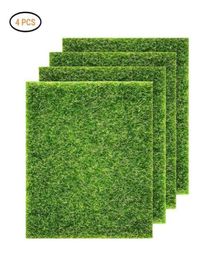 Artificial Plant Wall Lawn Panels Fence Home Garden Backdrop Decor Green Carpet Grass Jungle Party Supplies Fake Mat Decorative Fl9950053