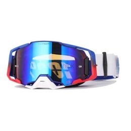 Outdoor Eyewear 2023 New Motocross Goggles Men Motorcycle Sunglasses Dirt Bike MX MTB Downhill Cycling Helmet Glasses Ski Goggles HD Lens 240122