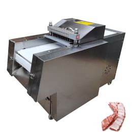 Stainless Steel Automatic Chopping Machine For Cutting Fresh Duck Goose Fish Ribs Pig Feet Frozen Meat Dicing Machine Bone Cutter