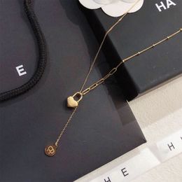 T GG Womens Exclusive Love Pendant Necklace Luxury Designer Necklace Classic Premium Jewellery Accessories Popular Fashion Brand Exquisite Gift 18k Gold Plated