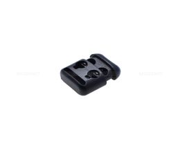 200 pcspack Plastic Rope Clamp Cord Lock Stopper Cordlocks Toggle 2 Hole 4mm Black For Paracord Shoe Lace3182158