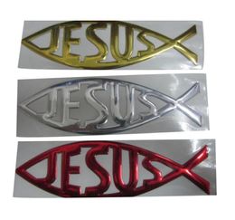 3d pvc JESUS stickers decals for car auto bumper stickers car styling decoration car accessories8382222