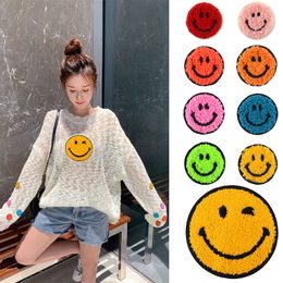 5 pieces/bag Multi-color new plush cloth patch patch diy clothing decorative cloth patch clothes repair subsidy patch