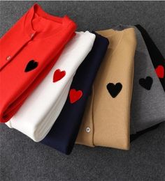 Long Sleeve Spring Autumn Lover Couple Cashmere sweater Love pattern Brand New Women Men Knitted Cardigan SweaterFashion Top 201124217572