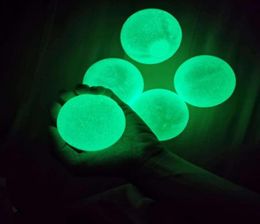 45cm Luminous Ceiling Balls Stress Relief Sticky Ball Glued Target Ball Night Light Decompression Balls Slowly Squishy Glow Toys 6009164