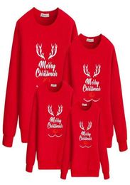 Family Christmas Sweaters Father Mother Daughter Son Matching Outfits Look New Year Kids Hoodies Clothing Mommy And Me Clothes H105917290