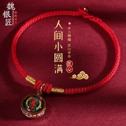 Bracelets Tangka bracelet handcrafted women's trendy design with red rope for men and women to give their friend Jewellery bracelet gifts