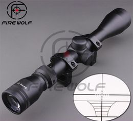 Direct Selling New Lens 39x40 Mil Dot Air Rifle Gun Hunting Scope Telescopic Sight Riflescope 1121mm Mounts5151970