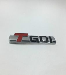 For Kia For Hyundai TGDI T GDI Emblem Badge Decal Numeral Displacement Metal Car Sticker Auto Side Fender Rear Styling4719361