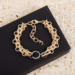 Luxury Gold Bracelet Chain Designer Lover Charm Bracelet Letter For Woman Fashion Jewellery